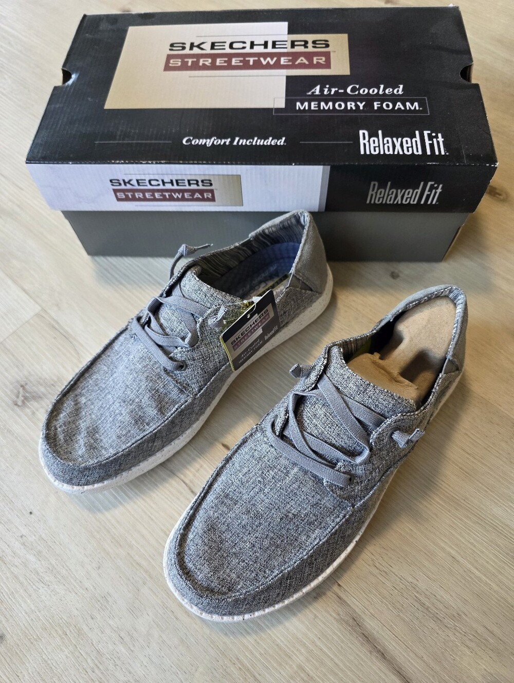 Skechers Melson Planon Relaxed Fit Shoes Sneakers Mens Size 9